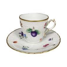 ITALIAN FRUITS - Richard Ginori, 6 tazzine da caffè con piattino 